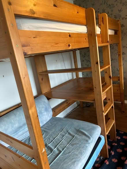 Photo of free Stompa high bed with futon (Steyning BN44) #2