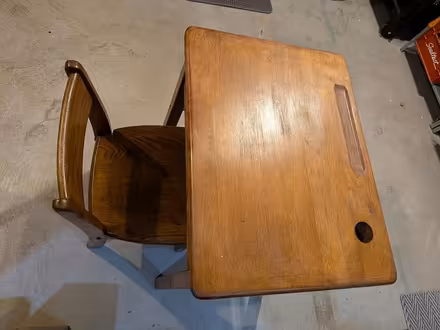 Photo of free vintage school desk (Old Ottawa south) #1