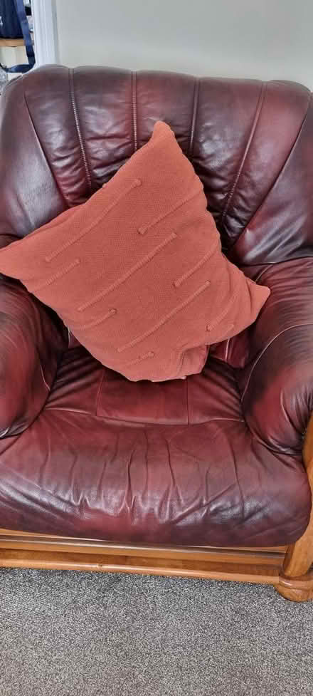 Photo of free Leather 3 piece (Long Eaton) #2