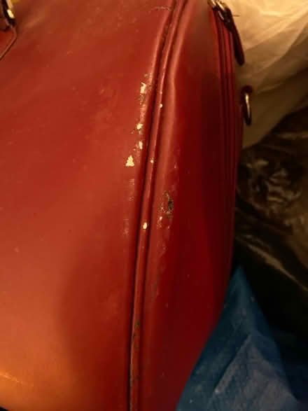 Photo of free Red Leather Holdall (CT11) #3