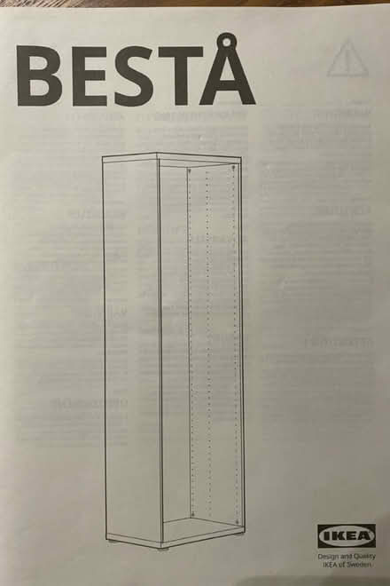 Photo of free IKEA Besta triple height unit (South Norwood SE25) #2