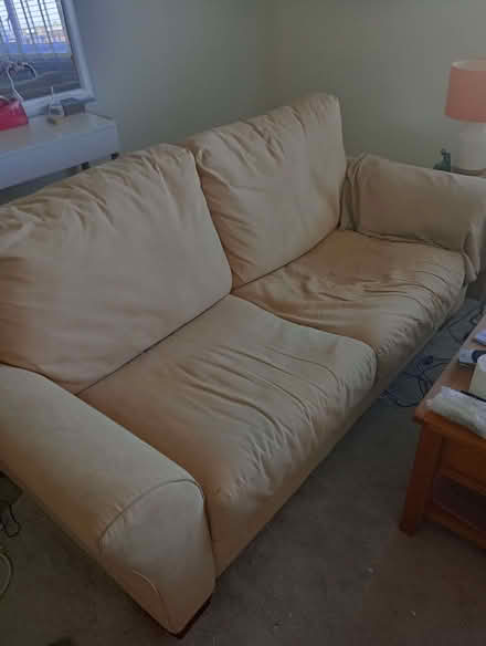 Photo of free 2 matching sofas. No fire label. (Birniehill G75) #2