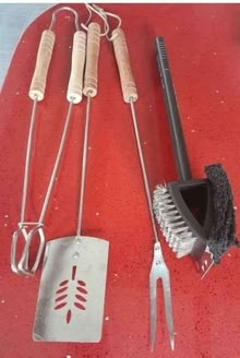 Photo of free BBQ Tools & cleaning brush (Hassall Moss CW11) #1