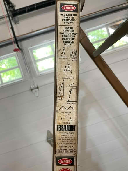 Photo of free Metal folding ladder (Burke, VA) #3