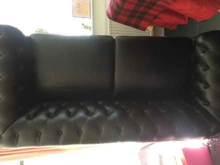 Photo of free Three seater sofa - Black (Cartmel LA11) #1