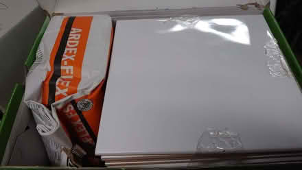 Photo of free Bumpy white tiles (Balham SW12) #2