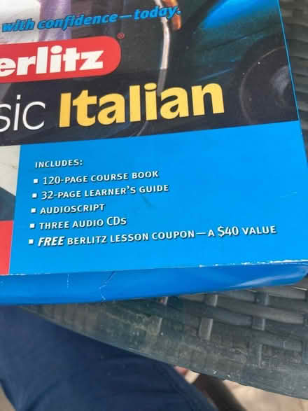 Photo of free Berlitz New Basic Italian Course (Belle Vue SY3) #2