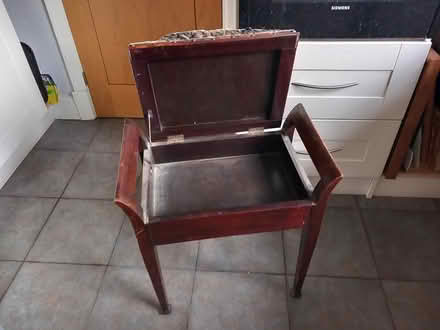 Photo of free Wooden piano stool (Lisvane CF14) #1