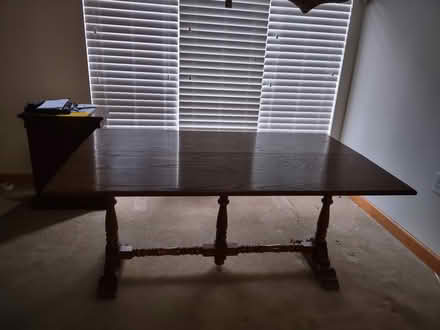 Photo of free Solid Oak Library Table (Westerwood Village) #1