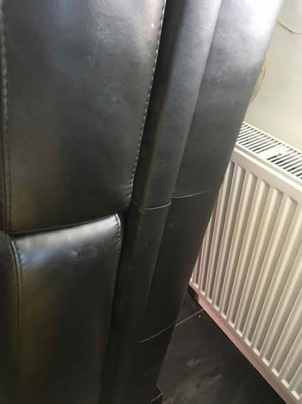 Photo of free Three seater sofa - Black (Cartmel LA11) #4