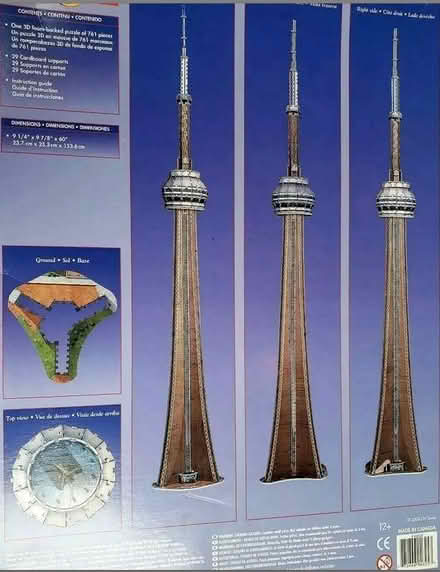 Photo of free CN Tower 3D Puzzle (Boonton) #2