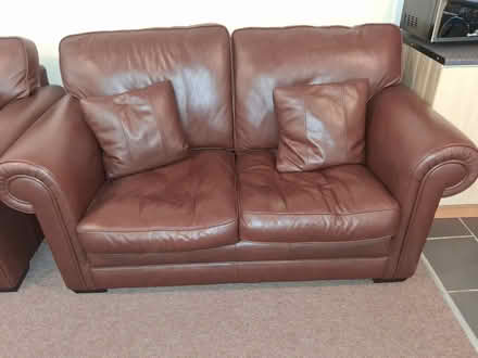 Photo of free 2 x Leather Sofa's (PL25) #1