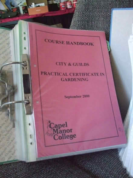 Photo of free Caple Manor gardening city & guilds (Havering Grange RM1) #1
