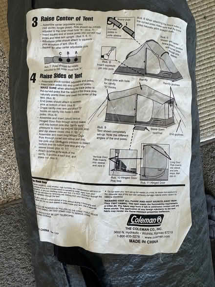 Photo of free Coleman American Heritage Tent (Greenlake) #2