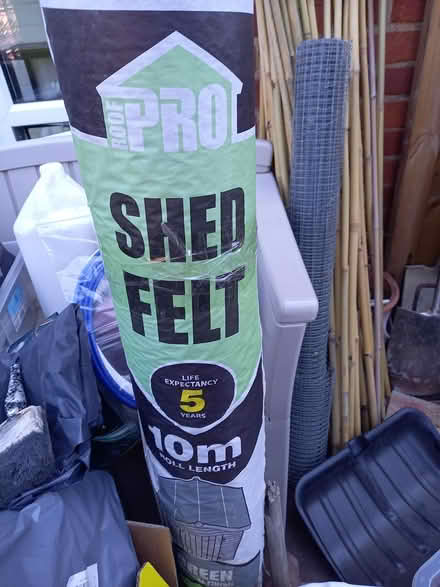 Photo of free shed felt (hainault, essex. IG6) #1