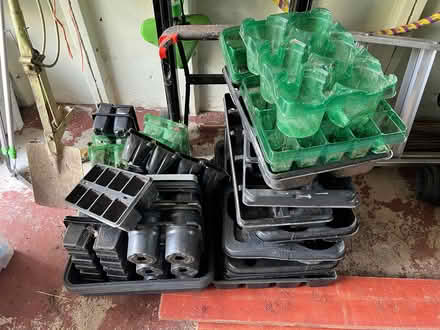 Photo of free Plant pot trays and plastic plant pot trays (Gyle EH12) #1
