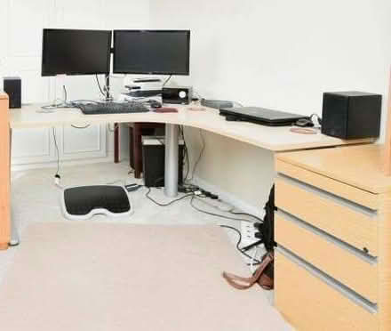 Photo of free Curve office desk (Old Walcot SN3) #1