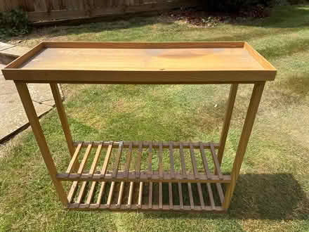 Photo of free Bamboo style shoe rack (Bromham MK43) #1