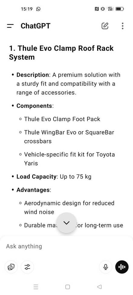 Photo of Clamp style roof rack for small car (Northside of Dublin- Flexible) #2