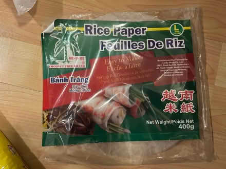 Photo of free 4 sheets left rice paper (L5L 5P5) #1
