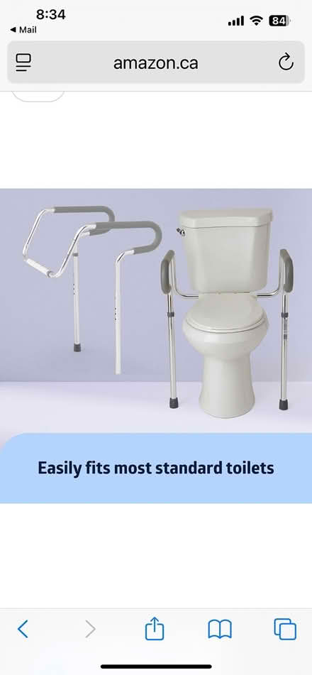 Photo of free Toilet assist bars - missing middle (L5L 5P5) #3