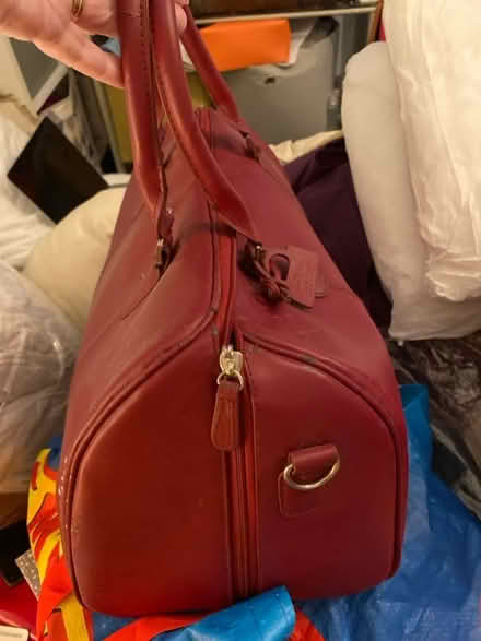 Photo of free Red Leather Holdall (CT11) #2