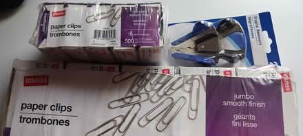 Photo of free Unopened Small & Jumbo Paperclips (Eatontown) #1
