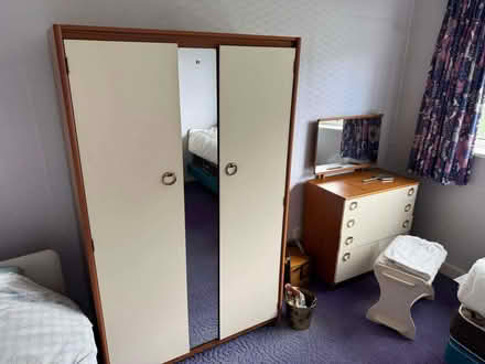 Photo of free Retro Schreiber wardrobe and matching dressing table + stool (Wilmslow SK9) #1