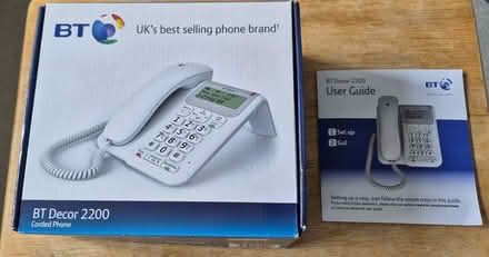 Photo of free bt decor 2200 desk landline phone (Ludlow SY8) #2