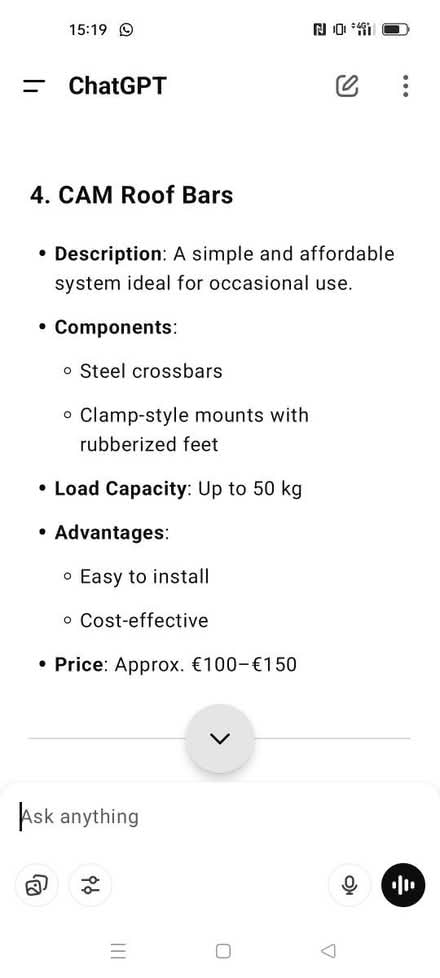 Photo of Clamp style roof rack for small car (Northside of Dublin- Flexible) #4