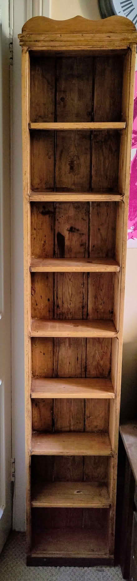 Photo of free tall slim wooden bookcase (Jesmond NE2) #1