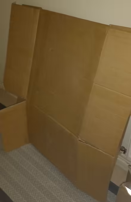 Photo of free 1 large collapsed cardboard box (GU21 St. John's, Woking) #1