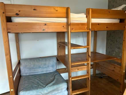 Photo of free Stompa high bed with futon (Steyning BN44) #3