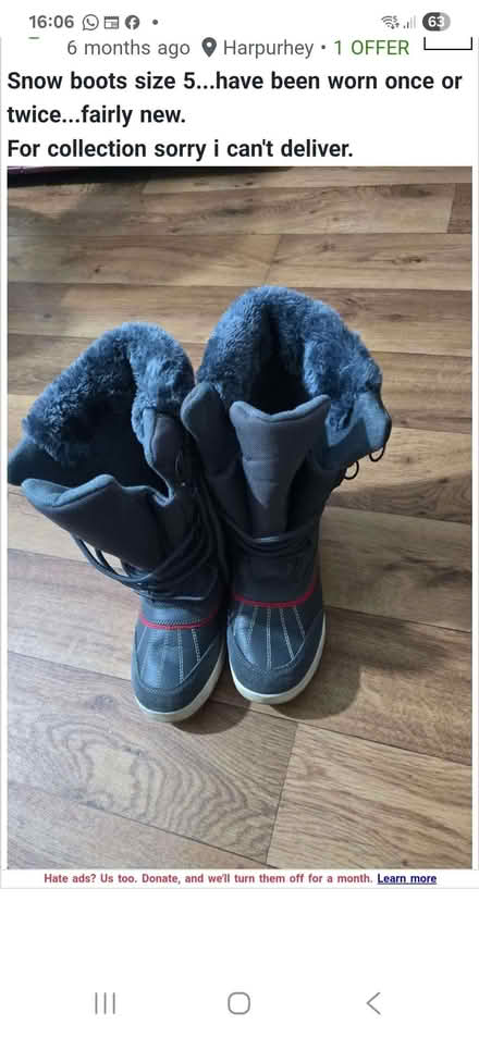 Photo of free Snow boots (Harpurhey M40) #1
