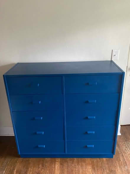 Photo of free Blue dresser drawers (Madison Beach, Seattle) #1