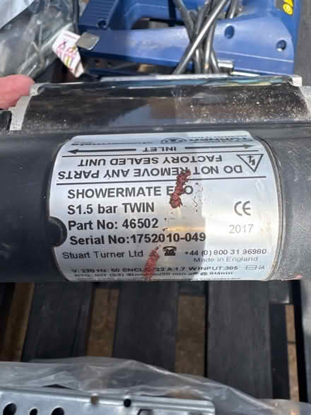 Photo of free Shower pump (Holy Corner EH10) #2