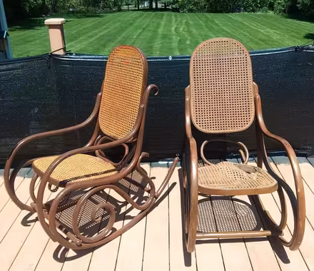 Photo of free 2 Vintage Bentwood Rocking Chairs (Near Mooseheart 60510) #1