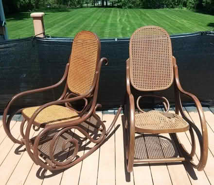 Photo of free 2 Vintage Bentwood Rocking Chairs (Near Mooseheart 60510) #1
