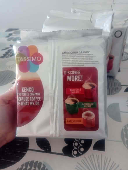 Photo of free Tassimo Kenco Americano coffee pods for coffee machine (Oxford OX1) #1