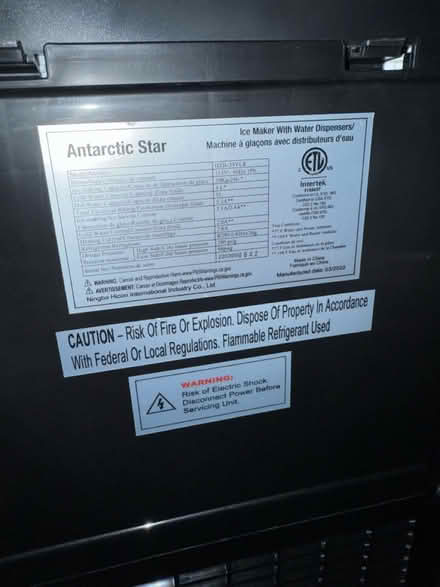 Photo of free water cooler/ice machine (Montgomery) #3