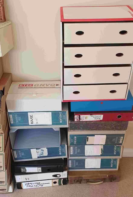 Photo of free Filing boxes and ring binders (Asby CA14) #3