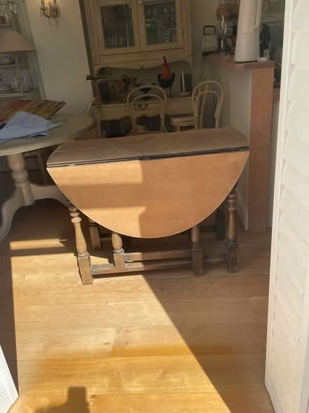 Photo of free Vintage oak gate leg dining table. (Richmond TW9) #3