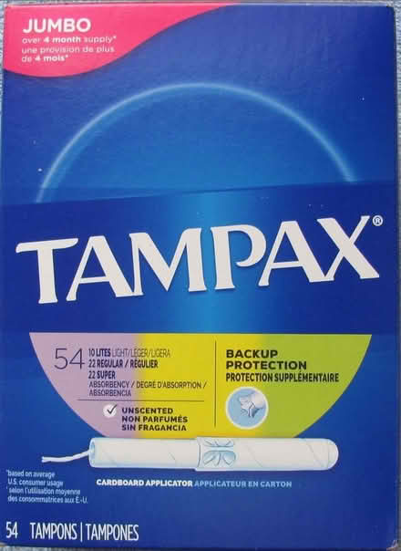 Photo of free Tampax Multipack Unscented (Boonton) #1