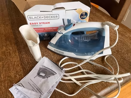 Photo of free Black +Decker Nonstick Iron (Fort Sheridan) #2