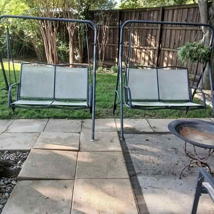 Photo of free 2 backyard swings (west allen) #1