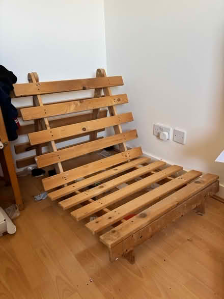 Photo of free Wooden futon (Edinburgh, EH6) #1