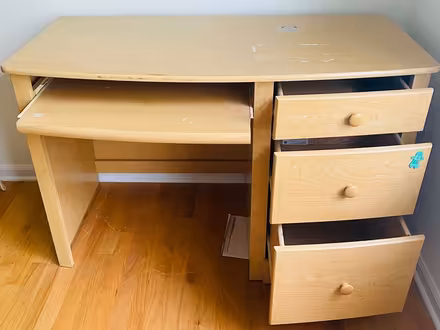 Photo of free Desk with drawers (Skillman, NJ) #3