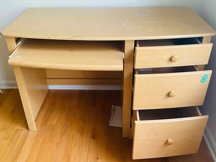 Photo of free Desk with drawers (Skillman, NJ) #3