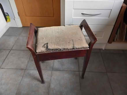 Photo of free Wooden piano stool (Lisvane CF14) #2