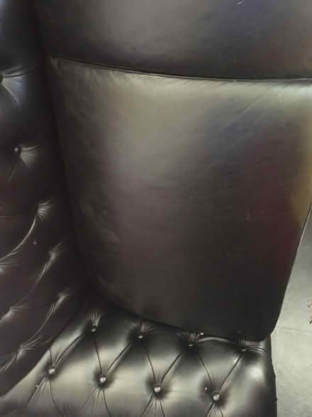 Photo of free Three seater sofa - Black (Cartmel LA11) #2